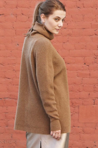 Стильный женский свитер верблюжья шерсть 192-1-NR