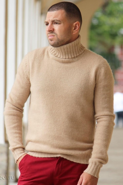 Свитер мужской верблюжий пух 190-4-1