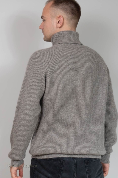 Теплый свитер из пуха яка толстый 1911-3M