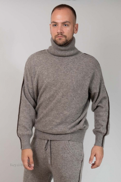 Свитер мужской с горлом пух яка 1911-52М