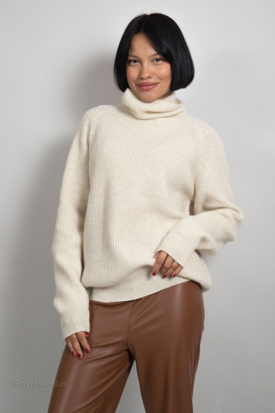 Белый женский свитер 405-2-NF