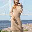 Теплое платье верблюжья шерсть