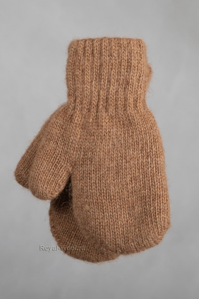 Варежки детские из верблюжьей шерсти 107-1