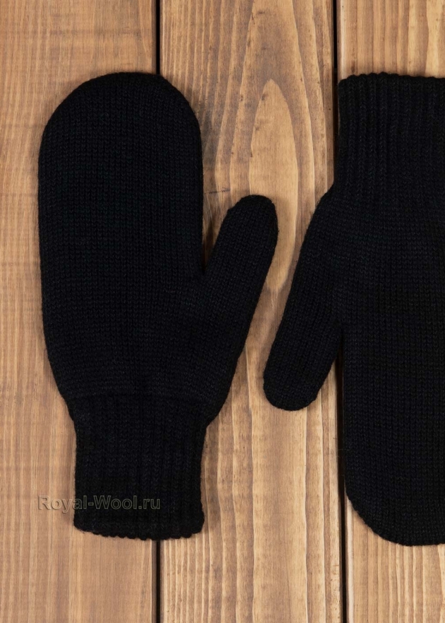 Варежки из шерсти ягнят
