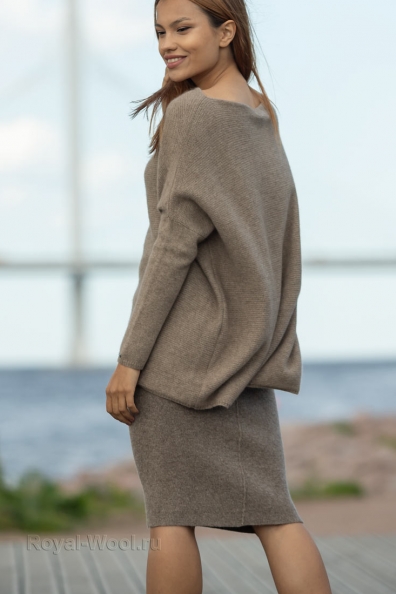 yubka iz shersti yaka sero bezhevaya 97 3 e1598000021576 Мягкая куртка кофта как овечка