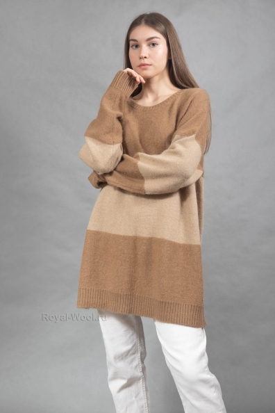 Женский джемпер из верблюжьей шерсти 192-25NR-3