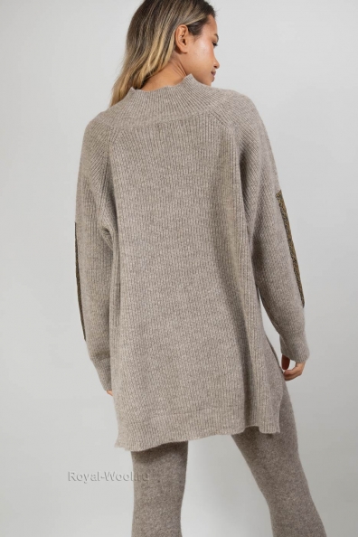 Шерстяной женский свитер «фрисайз» 1921-U-7