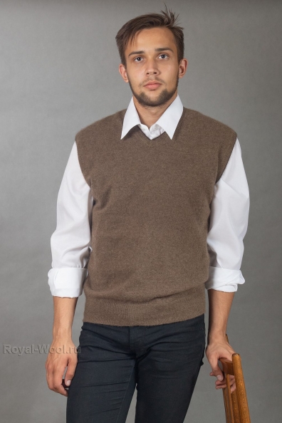 Жилет мужской шерсть яка 1911-5-3