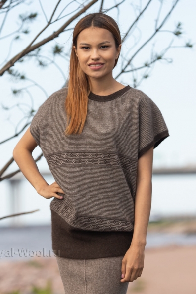 Жилет туника шерсть яка арт.1921-UL-5