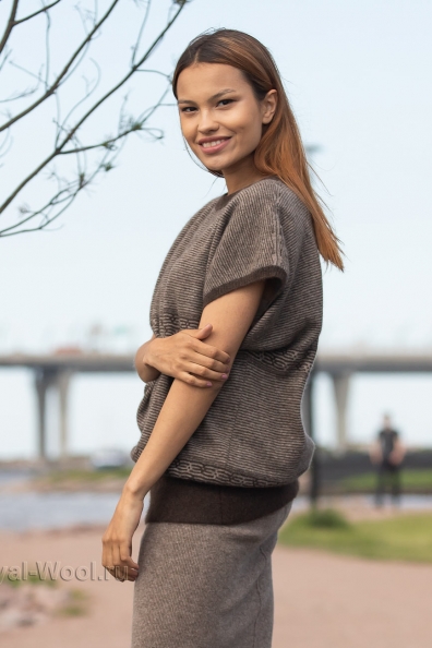 Жилет туника шерсть яка арт.1921-UL-5