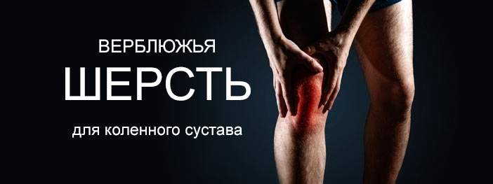 Шерсть для коленного сустава