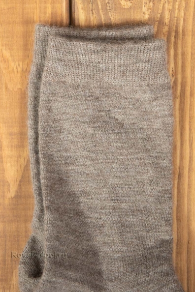 Бежевые тонкие шерстяные носки 1113-16