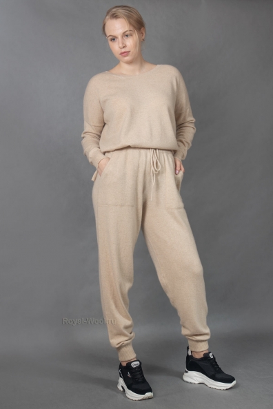 Брюки женские из кашемира светлые 186-M-4