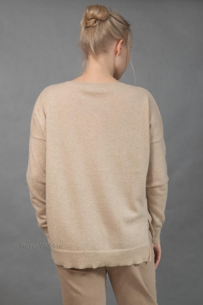 Джемпер женский кашемировый светлый 705-4-M