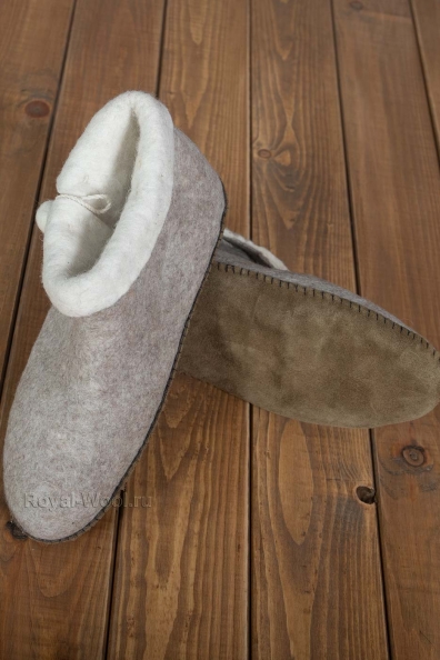 Тапочки чуни войлочные мужские 214-Г-2