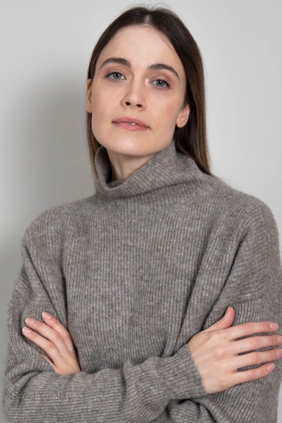 Женский свитер структурной вязки из пуха яка 1921-3M