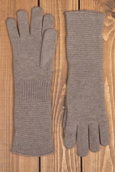 Женские длинные вязаные перчатки 106-8-1UL