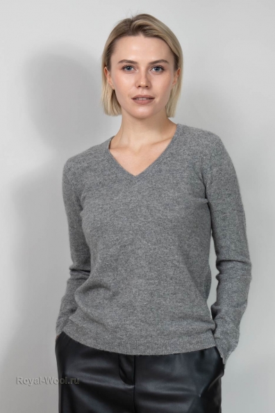 Серый женский пуловер 701-E-17