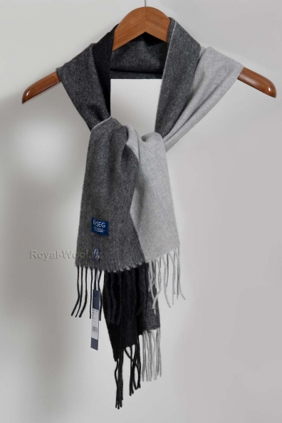 Cерый кашемировый шарф четыре оттенка 760-42