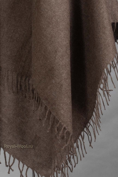 Женский шерстяной однотонный платок 1131-2-18