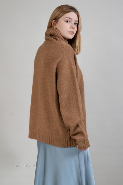 Свитер freesize верблюжья шерсть 190-4W