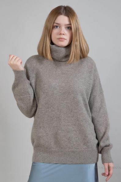 Свитер серый «оверсайз» (монгольский як) 1911-52МW-1