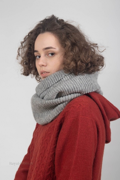 Шарф-труба (снуд) як, овечья шерсть 096-10
