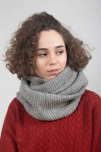 Шарф-труба (снуд) як, овечья шерсть 096-10