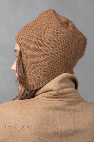 Комплект шарф и шапка-ушанка 793-8