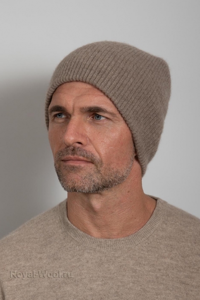 Шапка мужская вязаная - купить в интернет-магазине в Москве, СПб