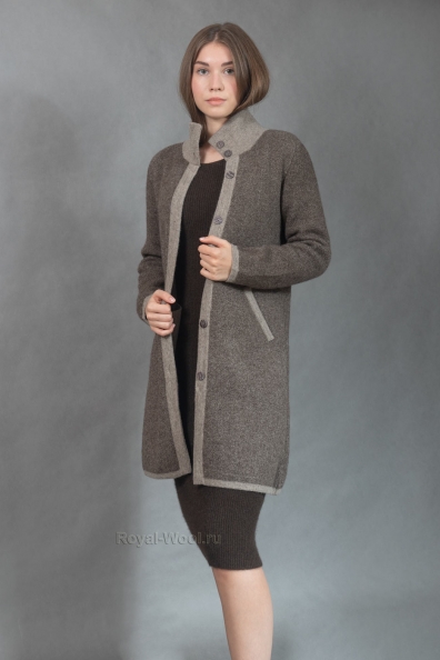 Пальто женское меланж 1921-91S