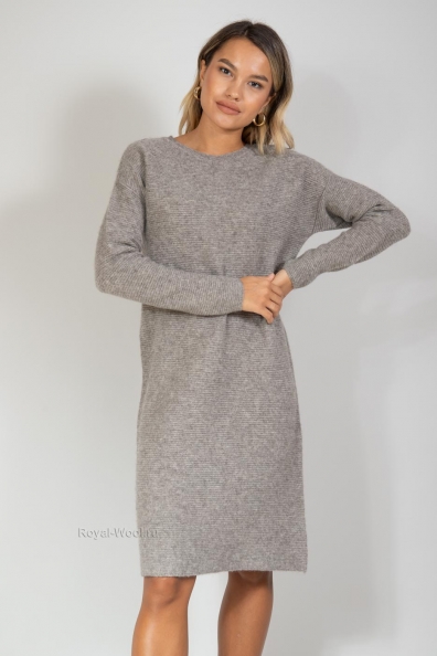 Трикотажное платье зимнее из пуха яка 1921-77M