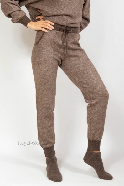 Брюки шерстяные с карманами 406-3NF-2