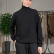 Свитер кашемир графитовый фото5