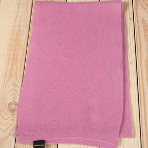 Розовый трикотажный шарф кашемир фото3