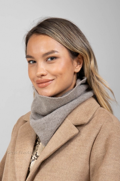 Шарф снуд из шерсти ягнят 493
