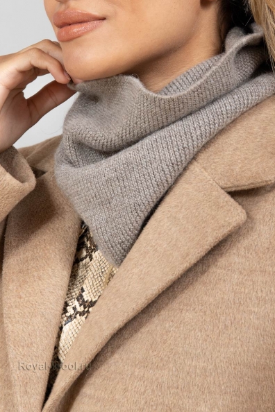 Шарф снуд из шерсти ягнят 493