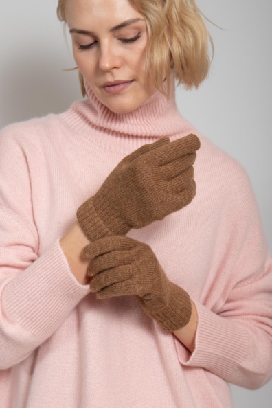 Перчатки верблюжья шерсть женские 105-0