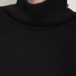 Черный женский свитер кашемир фото5