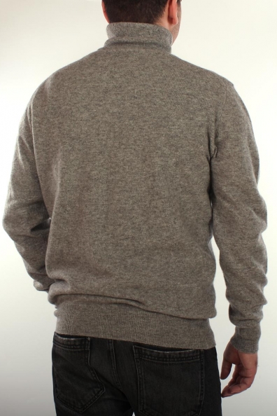 Серый мужской шерстяной свитер 405-U-10