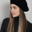 Черный кашемировый берет фото1