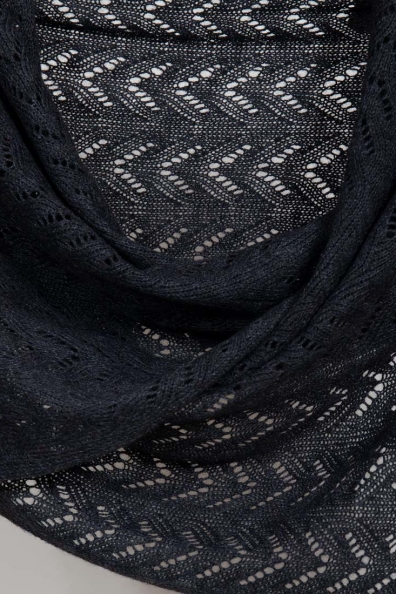 Шерстяной палантин темно-серый 490-1K-3