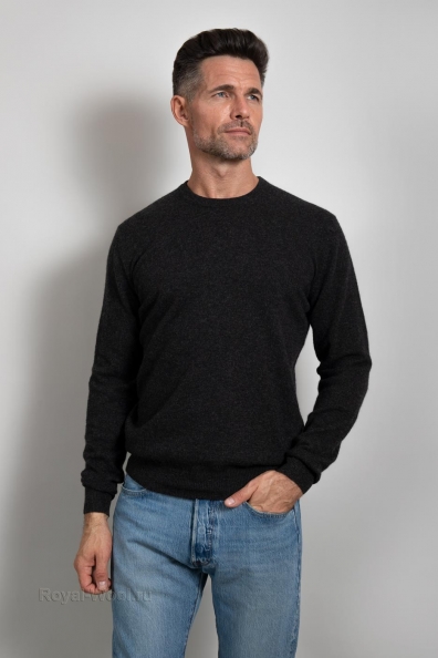 Мужской джемпер серый графит 713-E-7