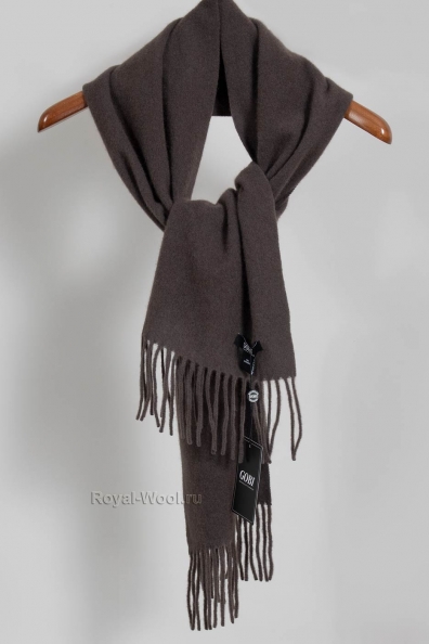 Темный желто-коричневый шарф 760-51