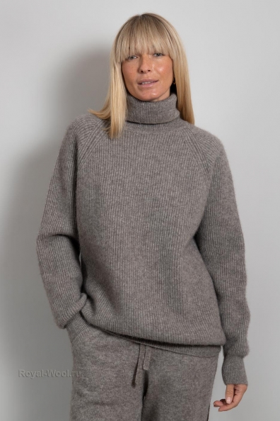 Свитер плотной вязки зимний из пуха яка 1911-3M-W