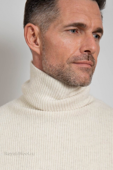 Манишка воротник из овечьей шерсти 096-3-М-1