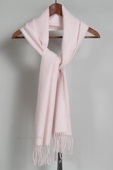 Шарф кашемировый розовый нежный 760-58