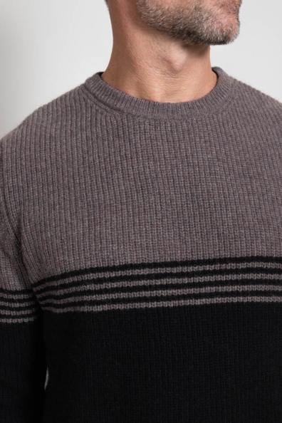 Мужской шерстяной теплый свитер 2 цвета 405-3-M