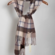 Шарф бежевая клетка фото6