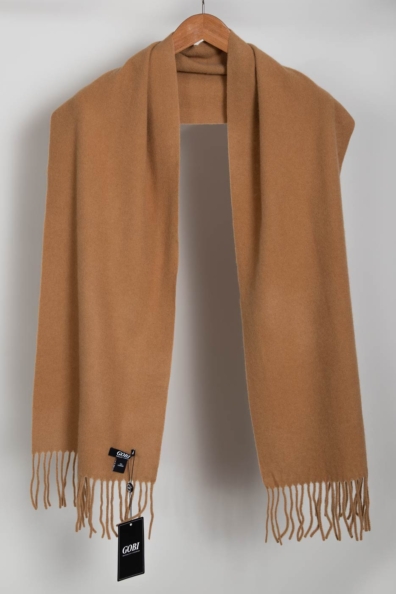 Шарф кашемировый цвет «кэмел» 760-59